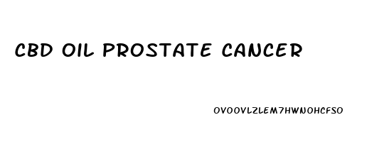 Cbd Oil Prostate Cancer