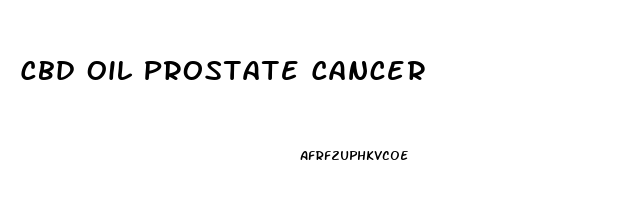 Cbd Oil Prostate Cancer