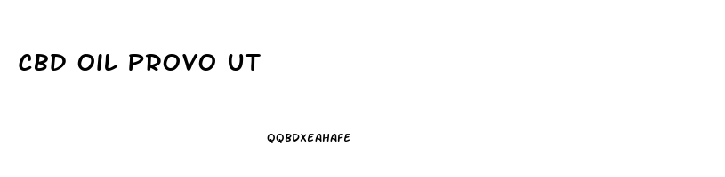 Cbd Oil Provo Ut