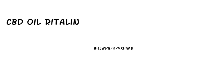 Cbd Oil Ritalin