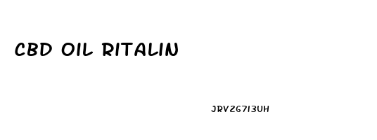 Cbd Oil Ritalin