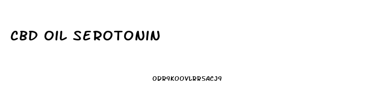 Cbd Oil Serotonin