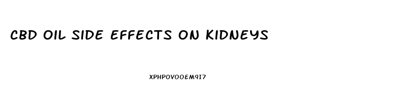 Cbd Oil Side Effects On Kidneys