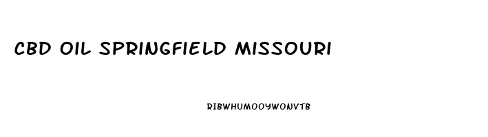 Cbd Oil Springfield Missouri