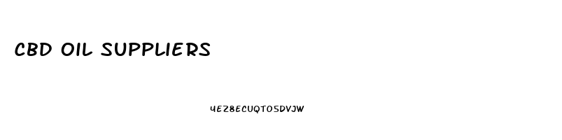 Cbd Oil Suppliers