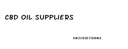 Cbd Oil Suppliers