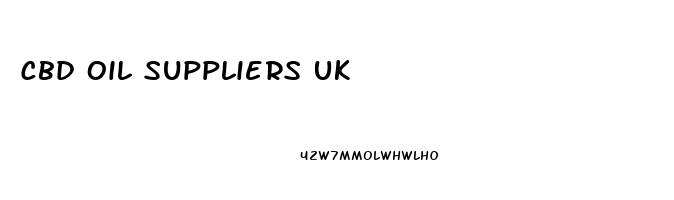 Cbd Oil Suppliers Uk