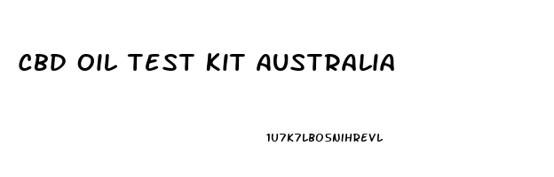 Cbd Oil Test Kit Australia