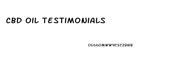 Cbd Oil Testimonials