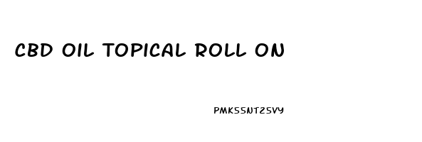 Cbd Oil Topical Roll On