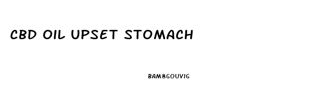 Cbd Oil Upset Stomach