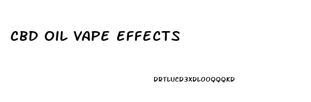 Cbd Oil Vape Effects