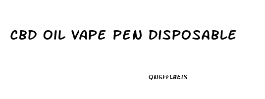 Cbd Oil Vape Pen Disposable