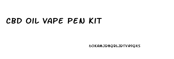 Cbd Oil Vape Pen Kit