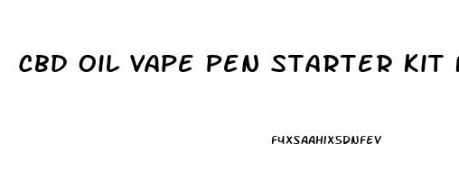 Cbd Oil Vape Pen Starter Kit Free