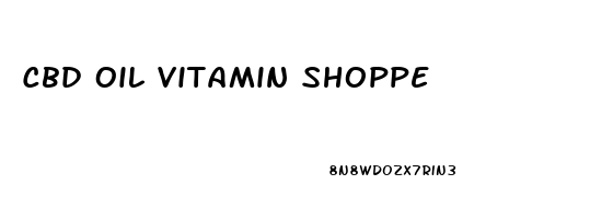 Cbd Oil Vitamin Shoppe