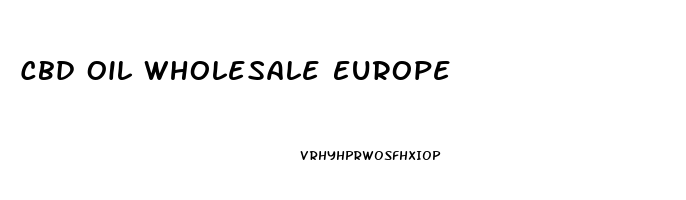 Cbd Oil Wholesale Europe