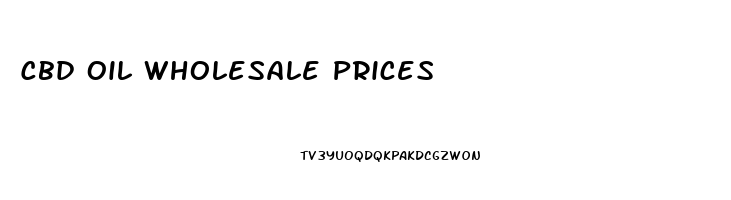 Cbd Oil Wholesale Prices