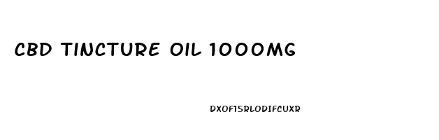 Cbd Tincture Oil 1000mg