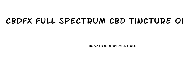 Cbdfx Full Spectrum Cbd Tincture Oil