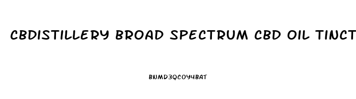 Cbdistillery Broad Spectrum Cbd Oil Tincture