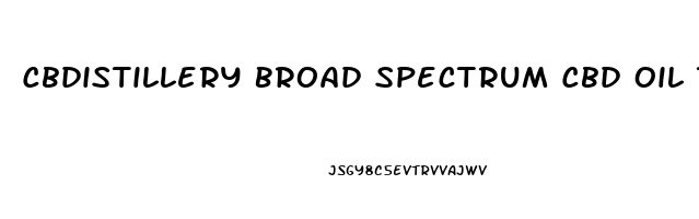 Cbdistillery Broad Spectrum Cbd Oil Tincture