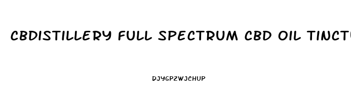 Cbdistillery Full Spectrum Cbd Oil Tincture