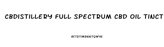 Cbdistillery Full Spectrum Cbd Oil Tincture