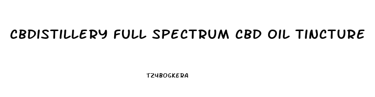 Cbdistillery Full Spectrum Cbd Oil Tincture