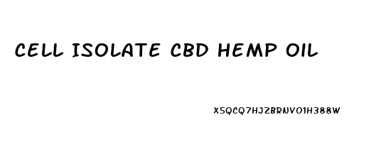 Cell Isolate Cbd Hemp Oil