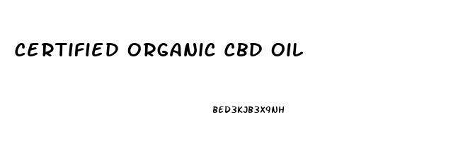 Certified Organic Cbd Oil