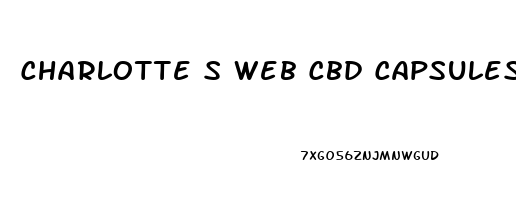 Charlotte S Web Cbd Capsules
