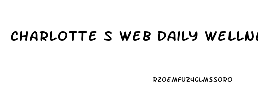 Charlotte S Web Daily Wellness Cbd Gummies