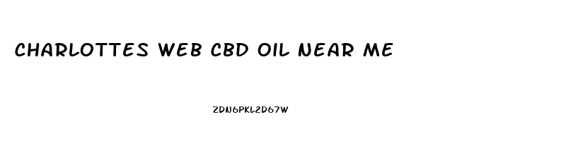 Charlottes Web Cbd Oil Near Me