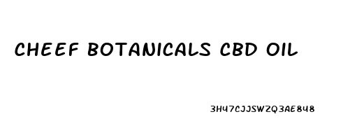 Cheef Botanicals Cbd Oil