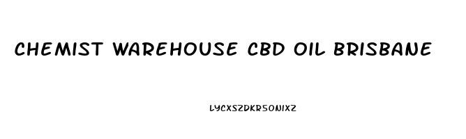 Chemist Warehouse Cbd Oil Brisbane