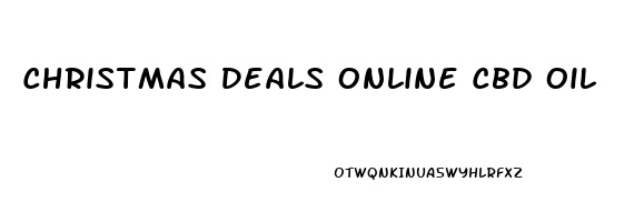 Christmas Deals Online Cbd Oil