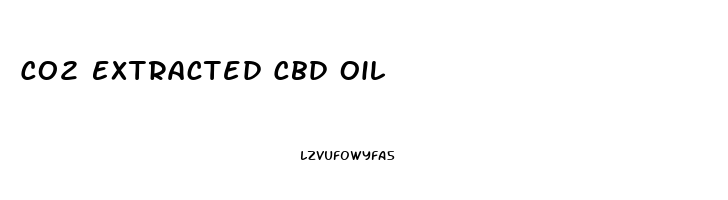 Co2 Extracted Cbd Oil