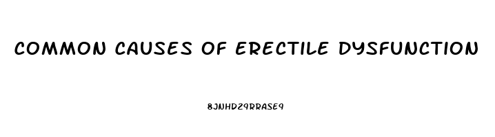 Common Causes Of Erectile Dysfunction