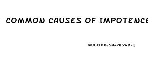 Common Causes Of Impotence