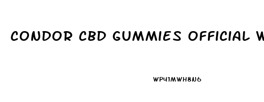 Condor Cbd Gummies Official Website