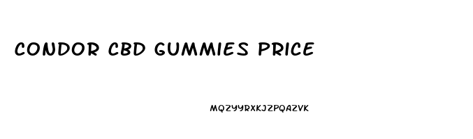 Condor Cbd Gummies Price