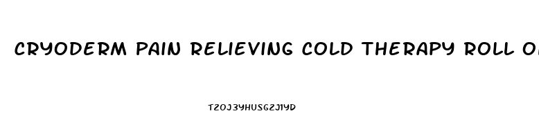 Cryoderm Pain Relieving Cold Therapy Roll On