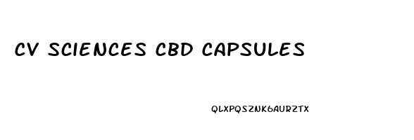 Cv Sciences Cbd Capsules