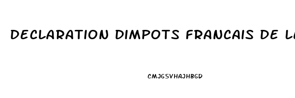 Declaration Dimpots Francais De Letranger
