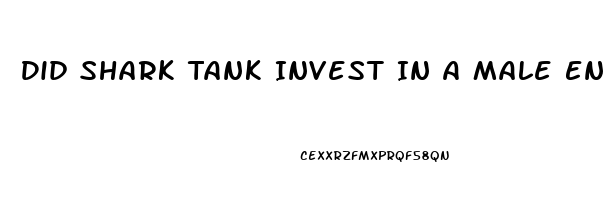 Did Shark Tank Invest In A Male Enhancement Pill