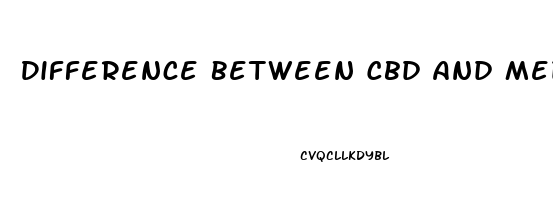 Difference Between Cbd And Medical Cbd