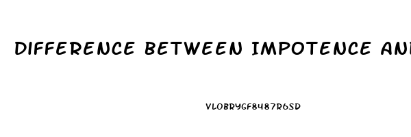 Difference Between Impotence And Infertility