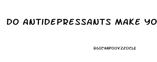 Do Antidepressants Make You Impotent