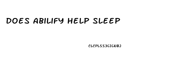 Does Abilify Help Sleep